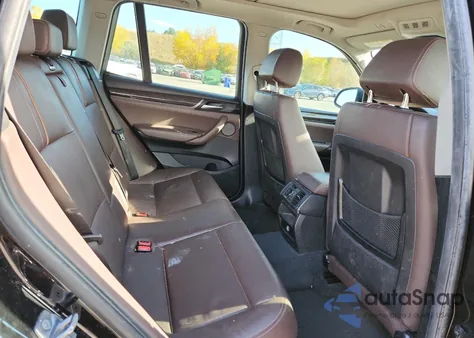 2017 BMW X3 xDrive35I z USA, uszkodzony, nr VIN 5UXWX7C3XH0U43593